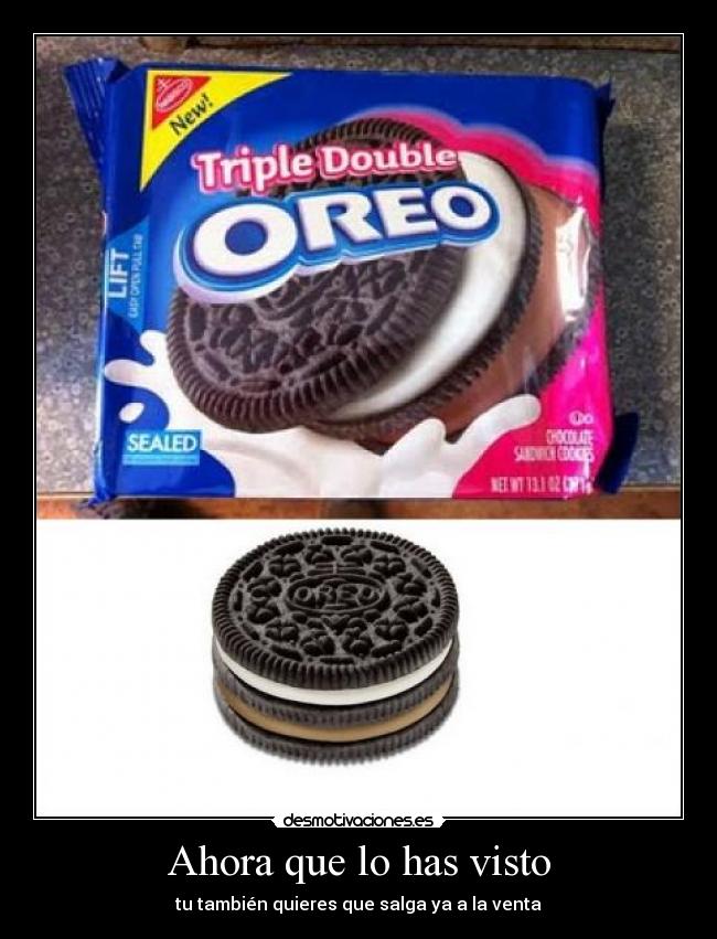 Ahora que lo has visto -