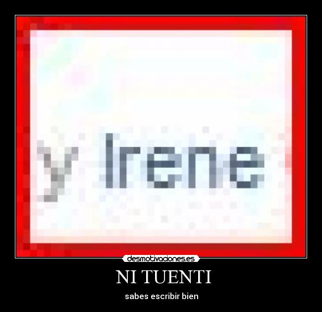 NI TUENTI -