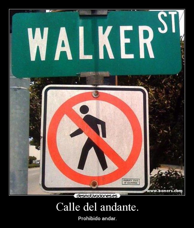 Calle del andante. - 