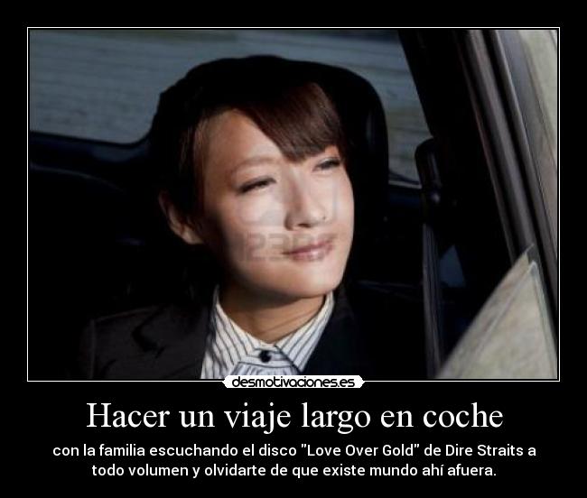 Hacer un viaje largo en coche -