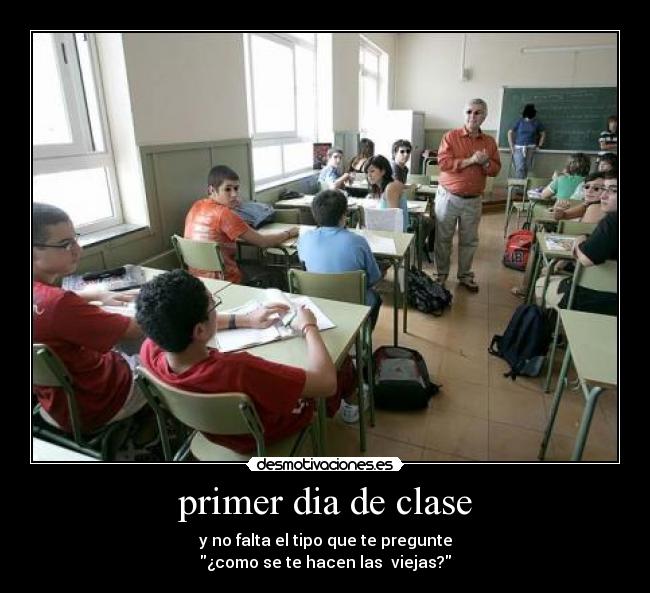 primer dia de clase - 