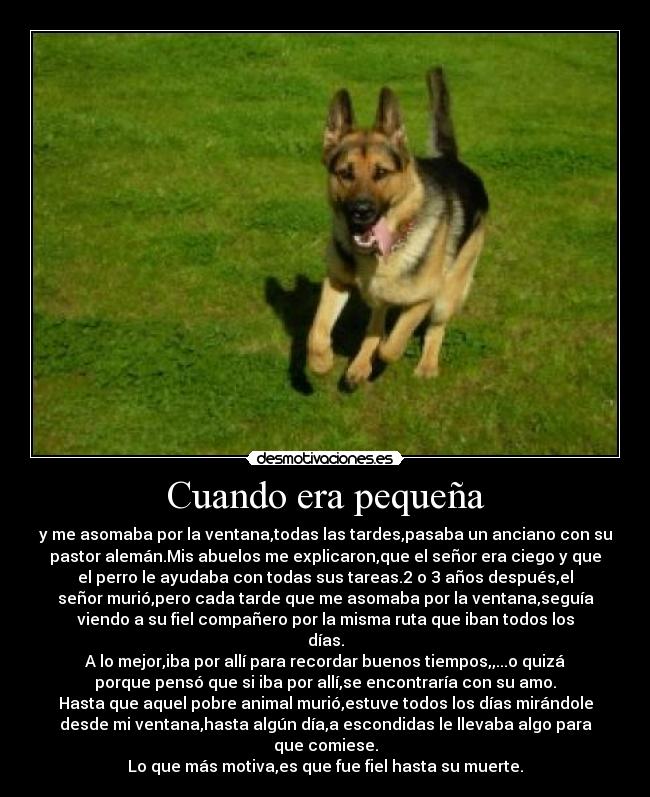 Cuando era pequeña - 