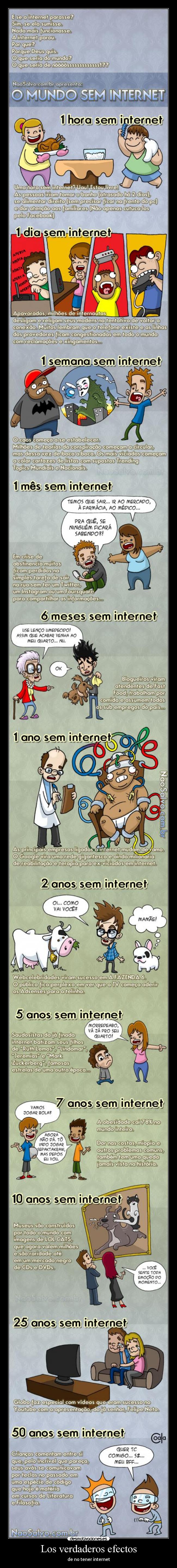 Los verdaderos efectos - de no tener internet