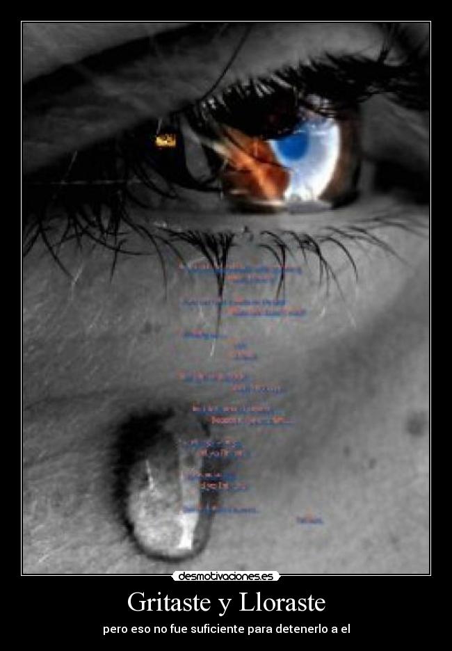 Gritaste y Lloraste -