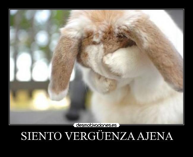 SIENTO VERGÜENZA AJENA -