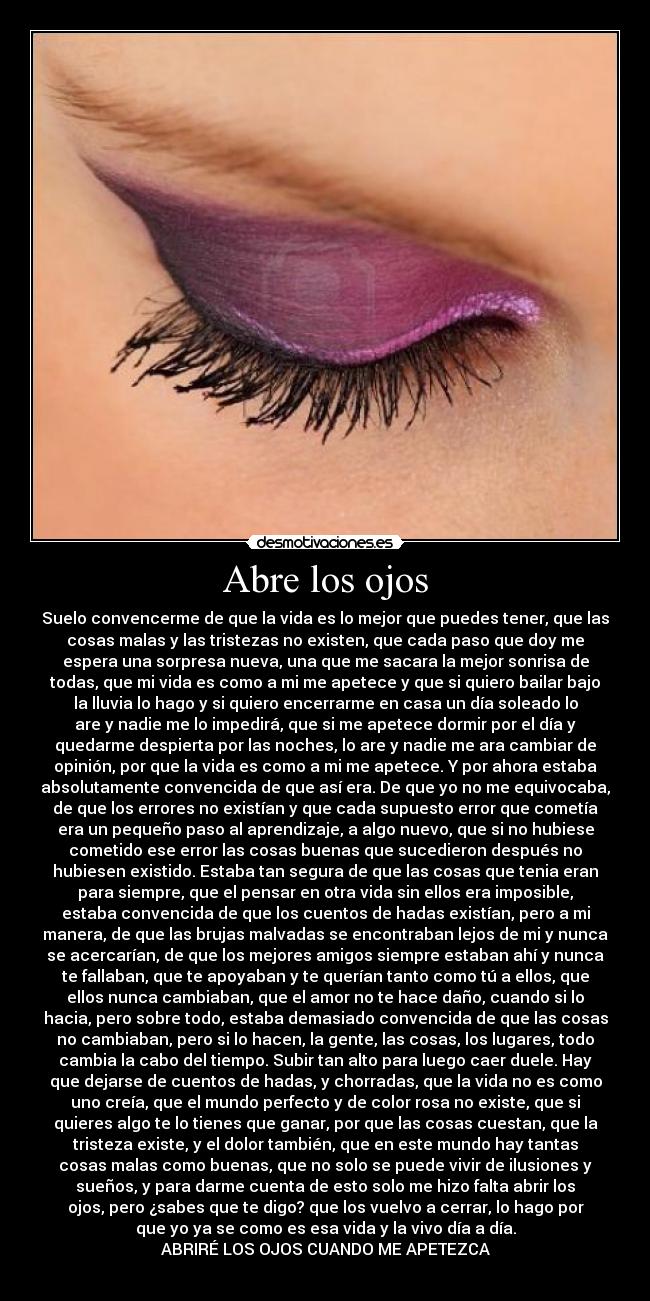 Abre los ojos -