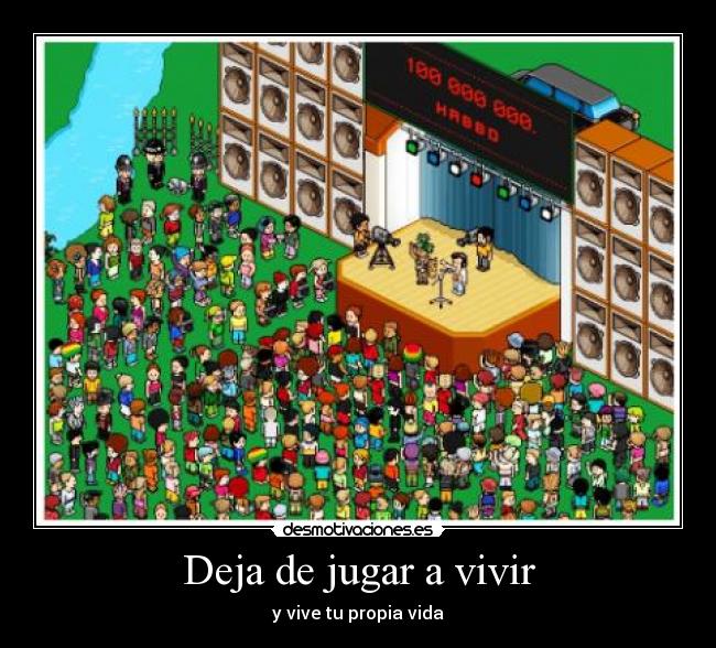 Deja de jugar a vivir - y vive tu propia vida