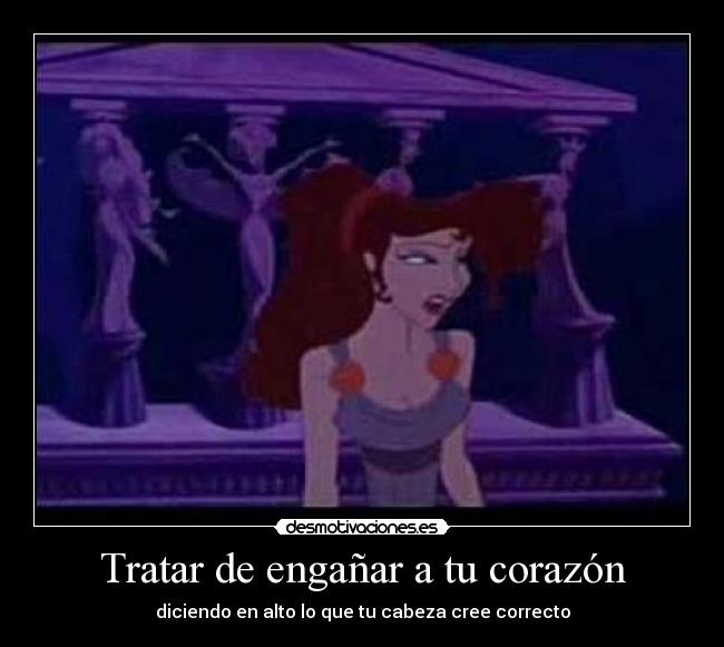 Tratar de engañar a tu corazón -