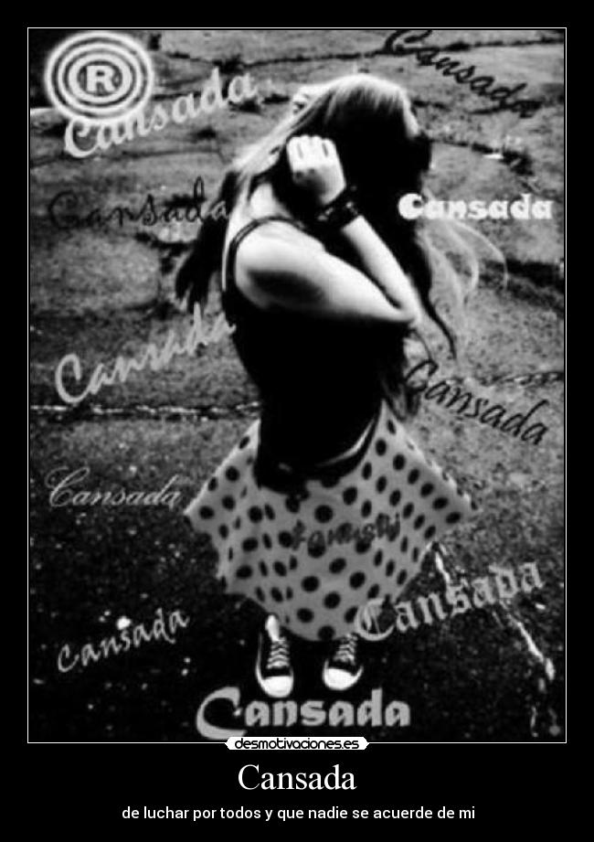 Cansada -