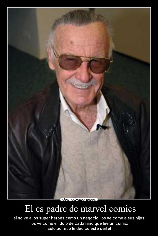 El es padre de marvel comics -