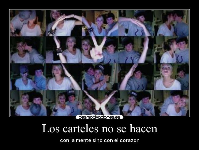 Los carteles no se hacen - 