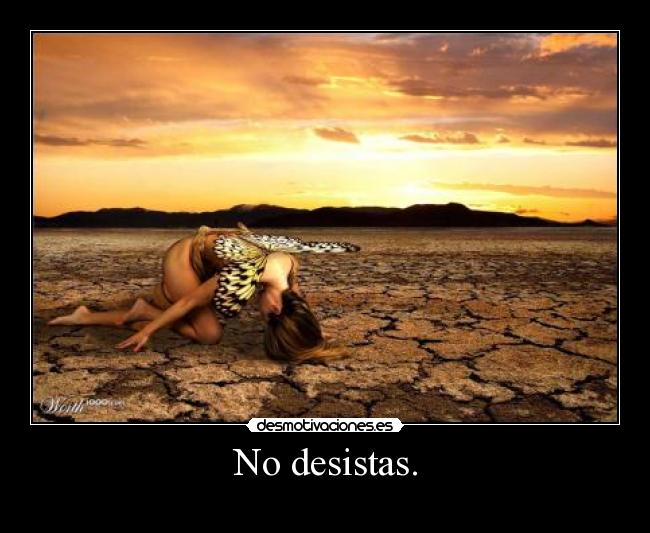 No desistas. - 
