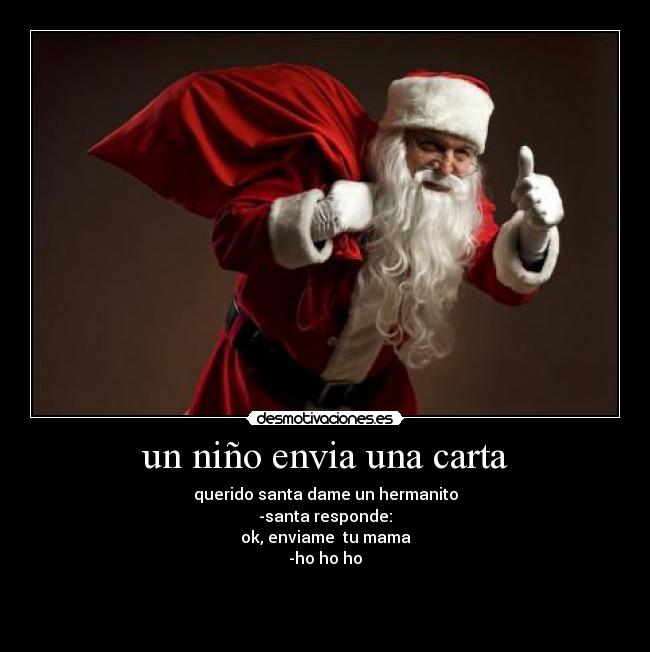 un niño envia una carta -