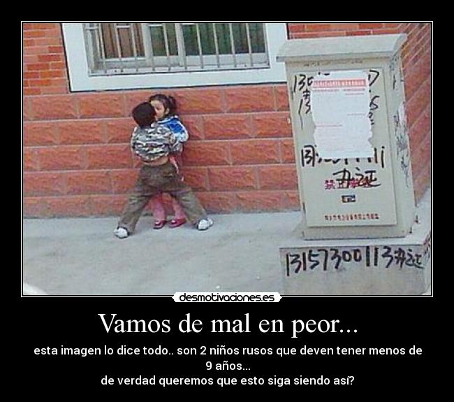 Vamos de mal en peor... - 