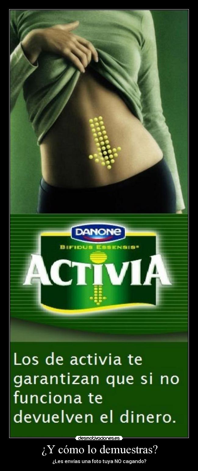 carteles activia extrana publicidad desmotivaciones