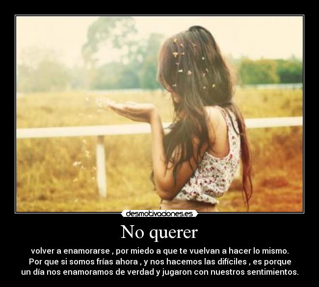 No querer - 