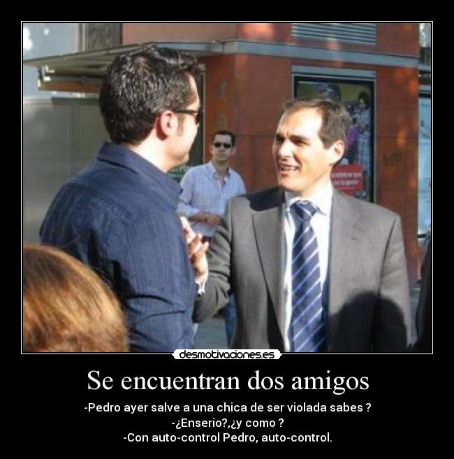 Se encuentran dos amigos - 