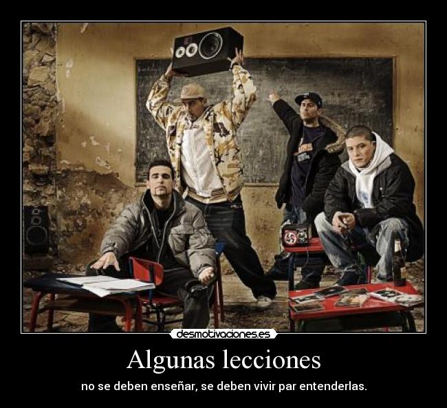 Algunas lecciones -