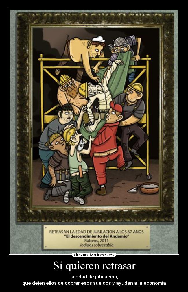 Si quieren retrasar -