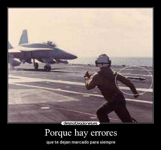 Porque hay errores - 