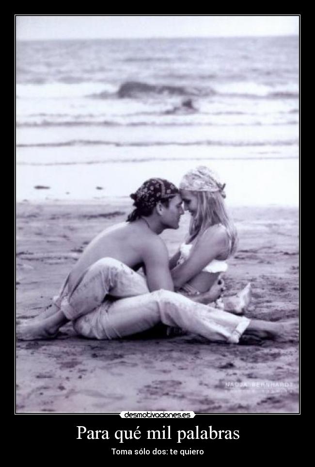 Para qué mil palabras -