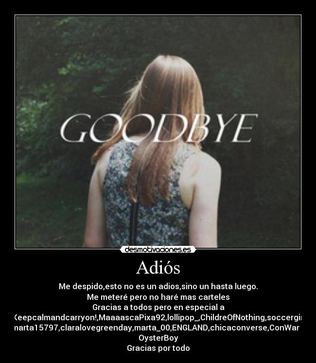 carteles adios desmotivaciones