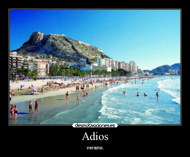 Adios - verano.