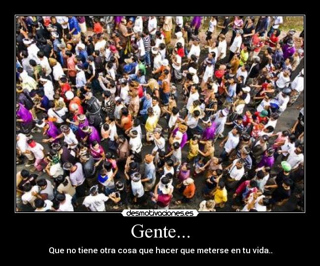 Gente... - 