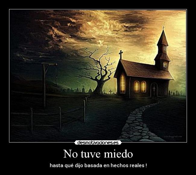 No tuve miedo - hasta qué dijo basada en hechos reales !