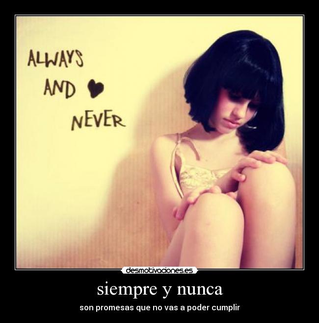 siempre y nunca - 