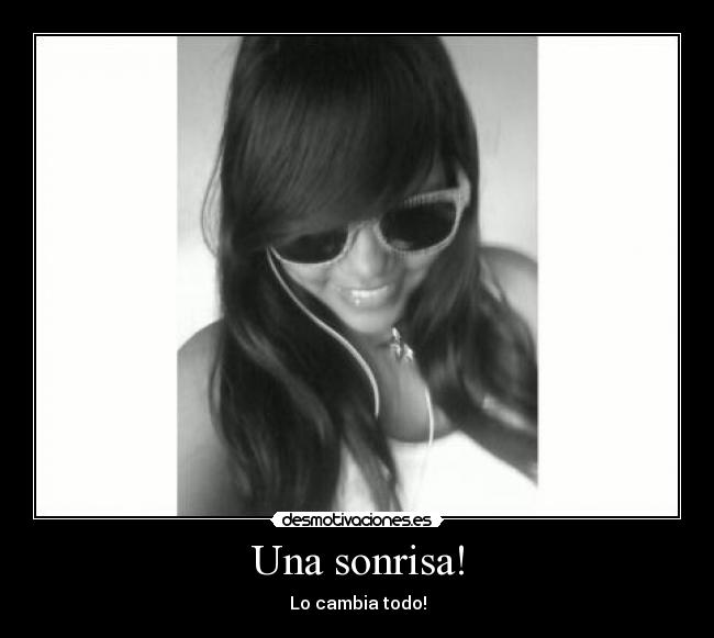 Una sonrisa! - 