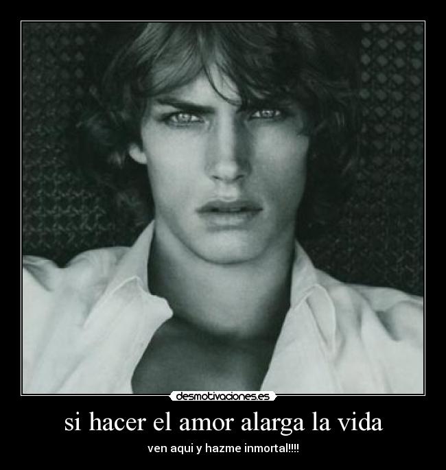 si hacer el amor alarga la vida -