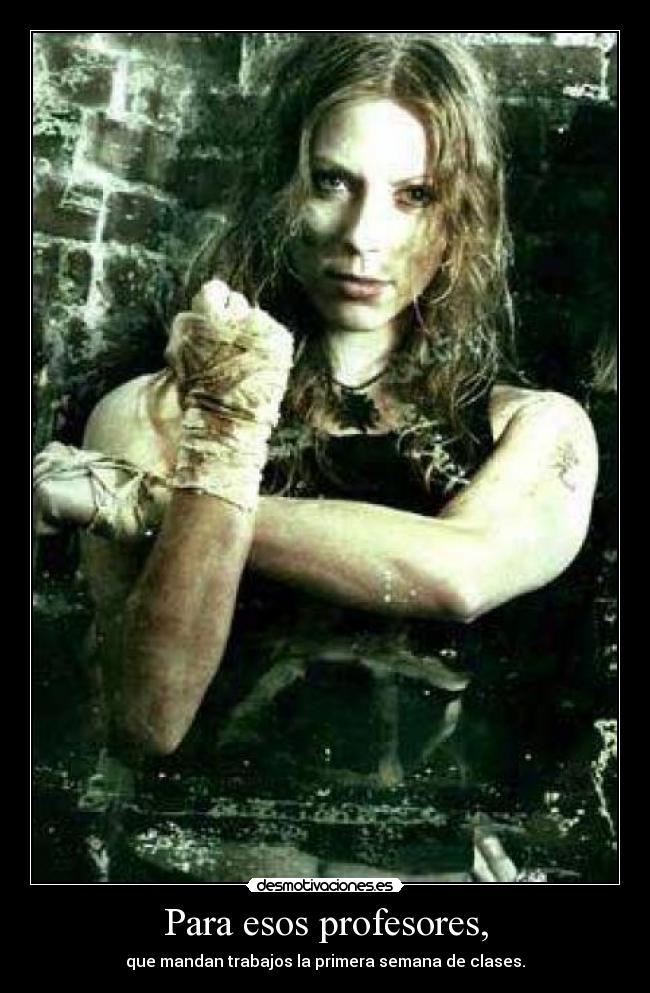 Para esos profesores, - 