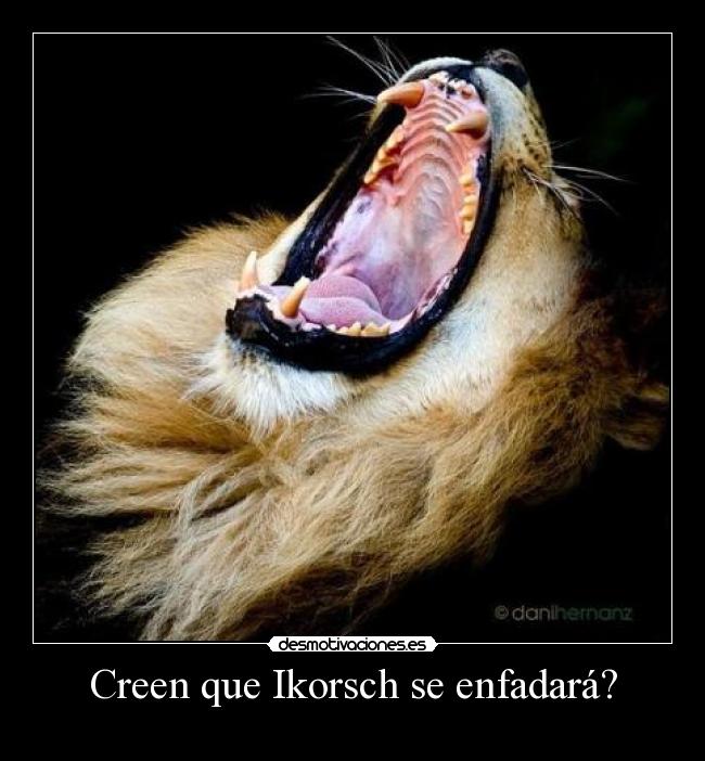 Creen que Ikorsch se enfadará? - 