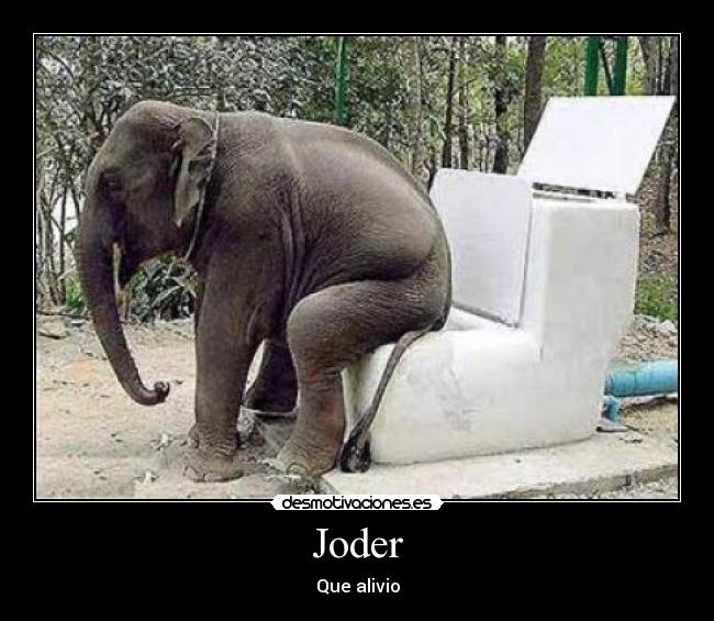 Joder - Que alivio