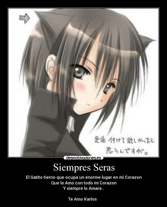 carteles para gatito corazon desmotivaciones