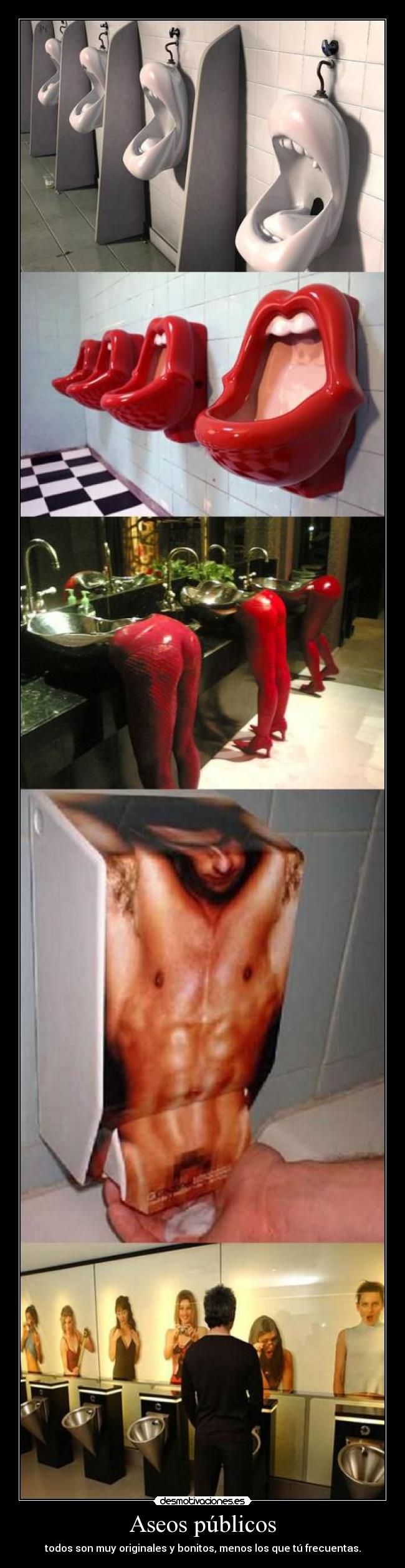 Aseos públicos - todos son muy originales y bonitos, menos los que tú frecuentas.