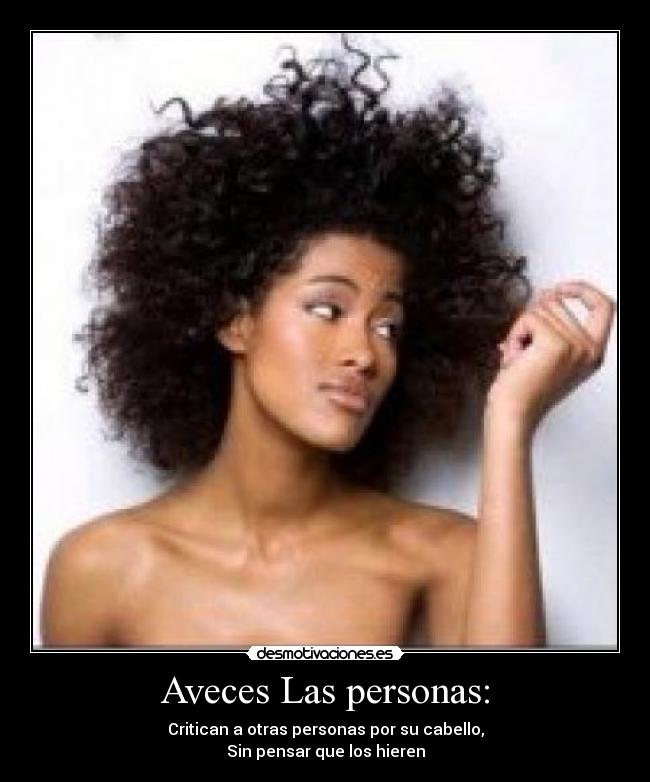 Aveces Las personas: - 