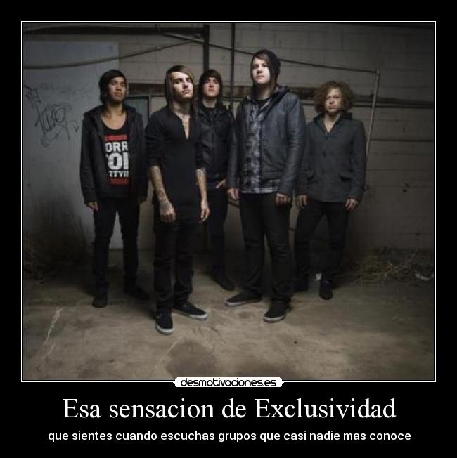 carteles musicagruposunicosattack attack desmotivaciones