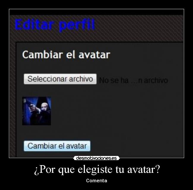 carteles con avatar refiero imagende perfil pitufos gigantes luna desmotivaciones