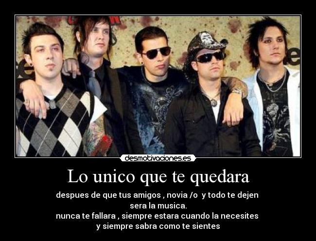 carteles avenged sevenfold rock musica desmotivaciones
