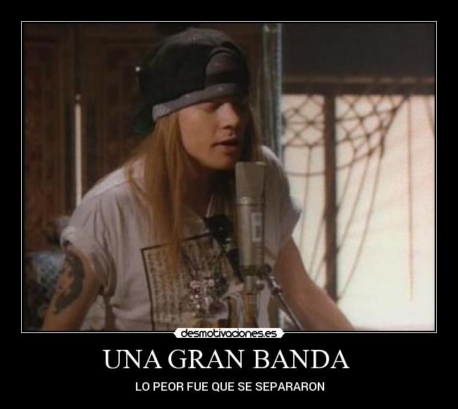 UNA GRAN BANDA - LO PEOR FUE QUE SE SEPARARON