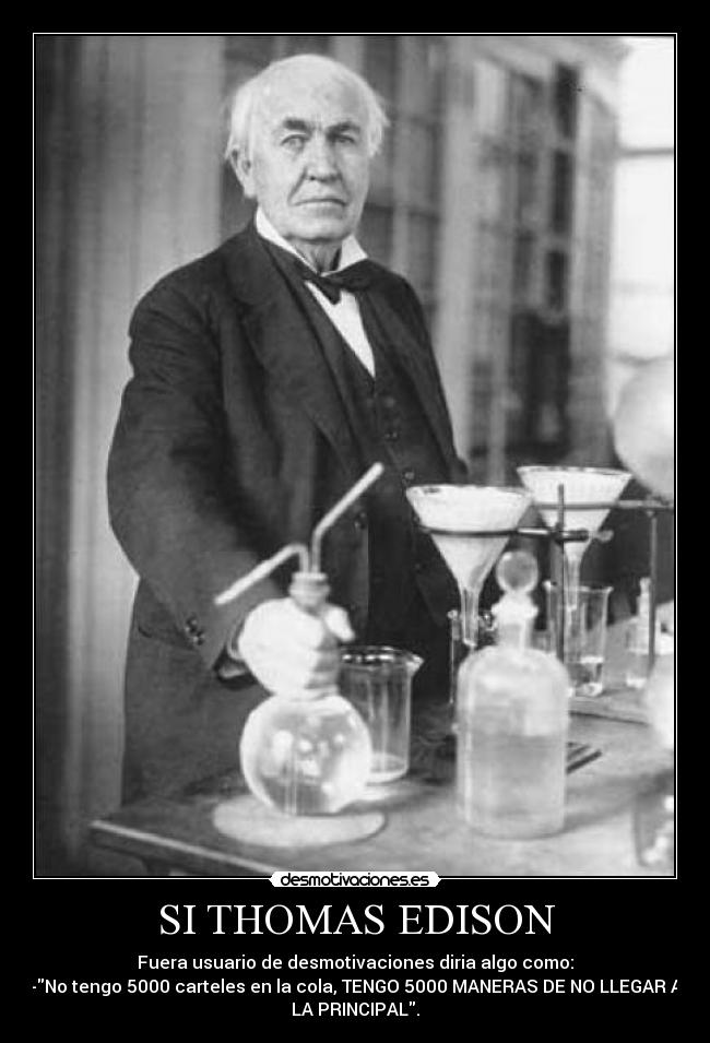 SI THOMAS EDISON -