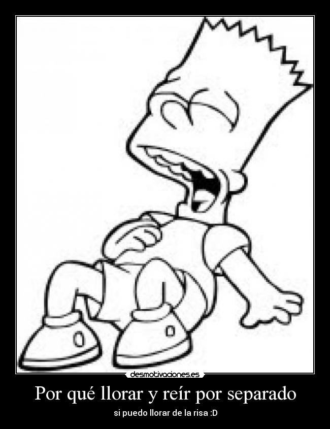 Por qué llorar y reír por separado - 