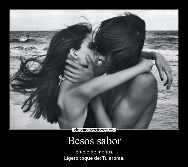 Besos sabor -
