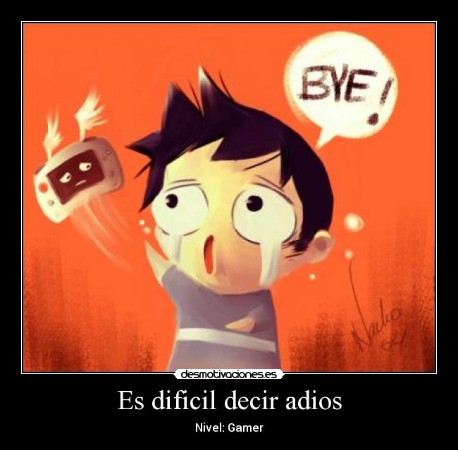 carteles gamer xbox wii gambeboy nintendo pokemon amot adios alas bye desmotivaciones