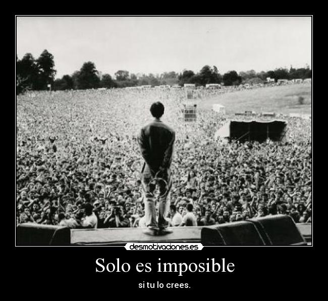 Solo es imposible - 