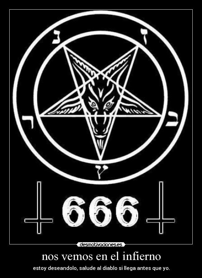 nos vemos en el infierno -