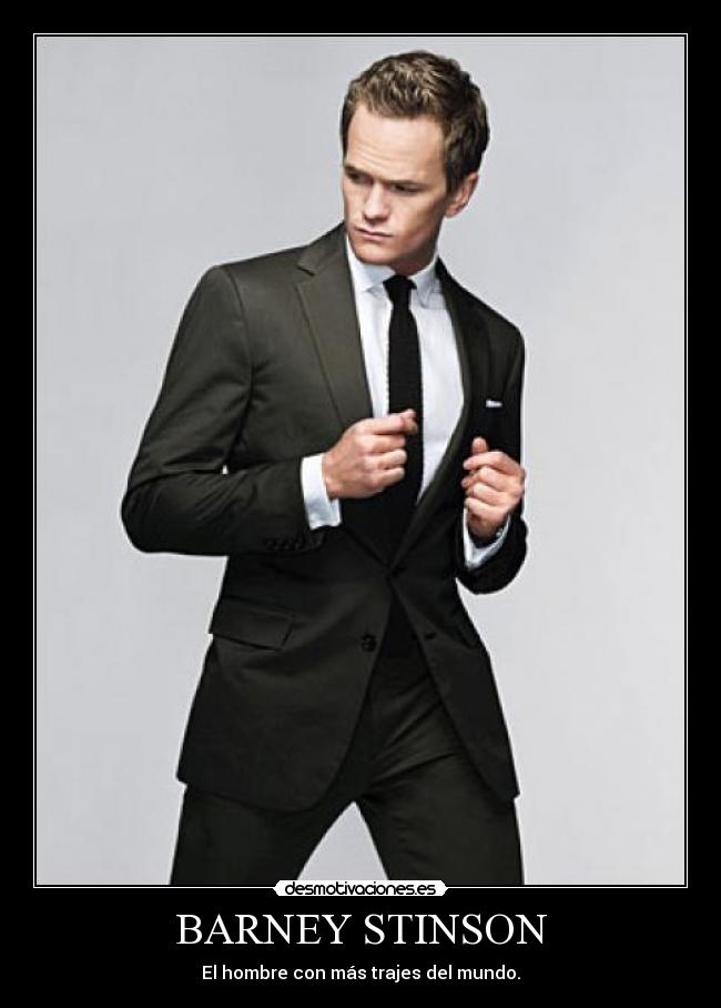 BARNEY STINSON - El hombre con más trajes del mundo.