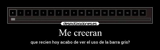 Me creeran -